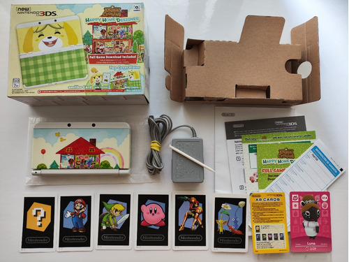 Nintendo New 3ds Edicion Especial Animal Crossing En Caja