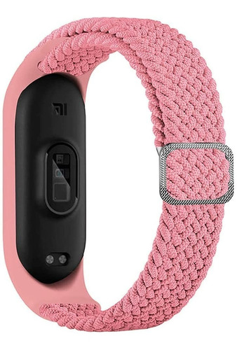 Kit Pulseira Trançada Relogio Xiaomi Mi Band 6 5 4 +pelicula