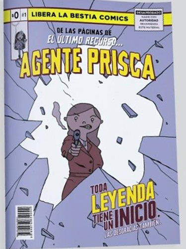 Agente Prisca, De Lubrio. Editorial Libera La Bestia, Tapa Blanda, Edición 1 En Español, 2023