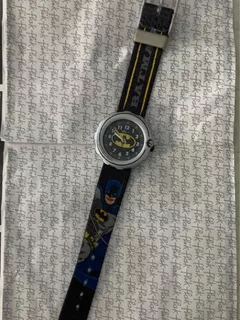 Reloj Flik Flak Batman Dc Cómics Agujas
