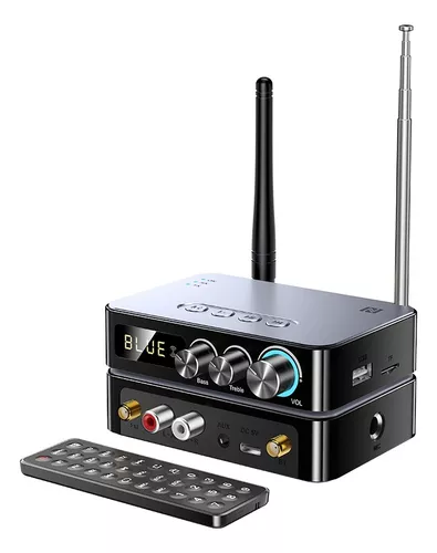 Transmisor Receptor Audio Bluetooth Radio Fm Rca Usb Mic Nfc