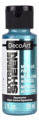 Decoart Pintura Extra Sheen - Aguamarina - 2 Fl Oz