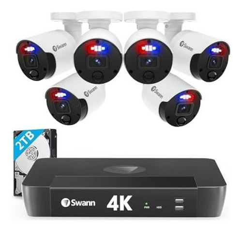 Sistema Cámaras Seguridad Hogar Swann 4k Uhd, Nvr 8 Canales