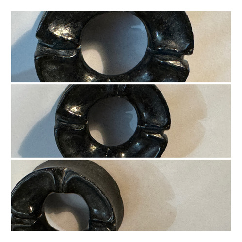 Expansor De Oreja Jade 100 % Auténtico Tallado A Mano