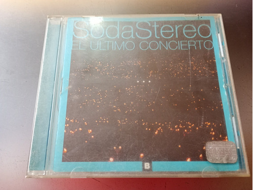 Cd De Soda Stereo El Último Concierto B,de Segunda Mano.