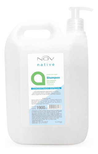 Shampoo Nov Aceite Argán C. Secos 1900ml Bidon C/bomba