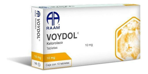 Voydol 10 Mg C/10 Tab (ketorolaco) Pack C/8 Cajas
