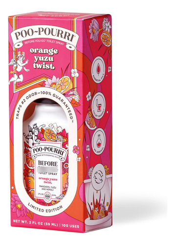 Aerosol Inodoro Poo-pourri Naranja Yuzu Twist 59 Ml
