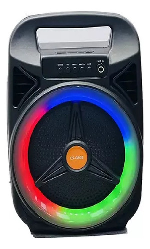 Parlante 8 Pulgadas Cs 0805 Con Micrófono Y Panel Led