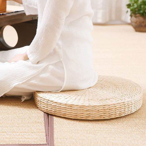 Alfombrilla Para Silla, Cojín De Hierba, Piso, Yoga Zen