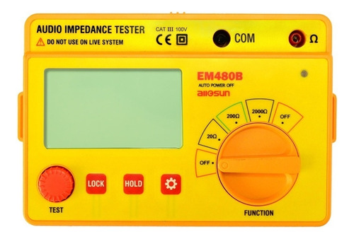 Em480b Probador De Impedancia De Audio Catiii 3 Rangos De