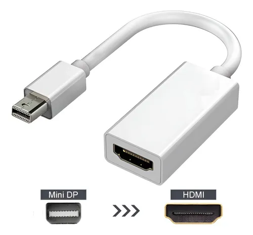 Convertidor Mini displayport A Hdmi Adaptador Para Mac apple Macbook  Convertidor para Computadora MAC a HDMI