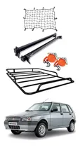 Comprar Barras Porta Equipaje Fiat Uno 4\u002F5p + Parrilla + Cintas\u002F Red