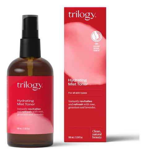 Trilogy Tnico Hidratante Niebla 3.3 Fl Oz