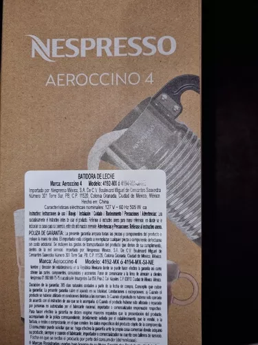 Nespresso Aeroccino 4 espumador de leche : : Hogar y Cocina