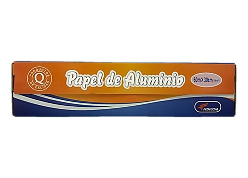 Papel De Aluminio Industrial 60 Ml X 30 Cms. X 4 Rollos