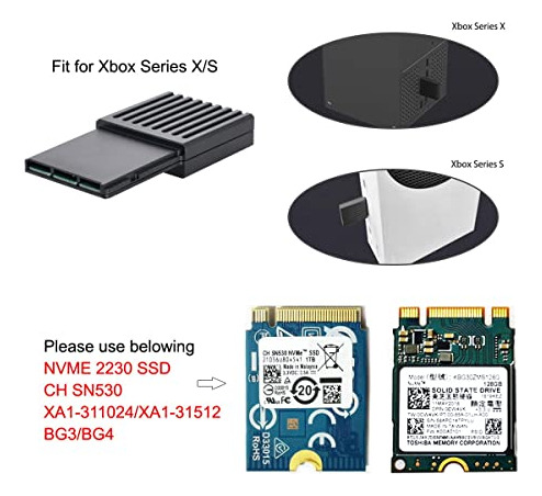 Adaptador Cablecc M.2 Nvme 2230 M-key Ssd A Cf-express Tipo