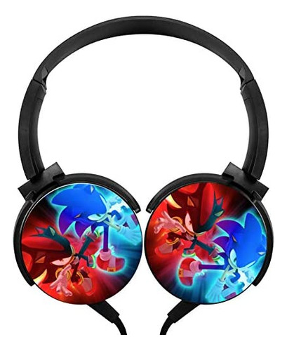 Teen Boys Shadow Sonic Auriculares Plegables Sobre La Oreja 