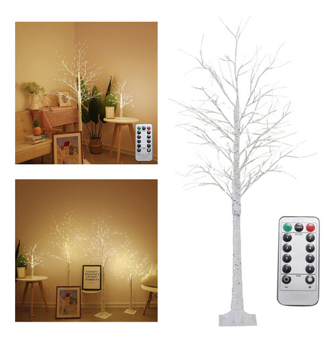 Árbol De Huevo De Pascua 60cm 55 Led Con Control Remoto