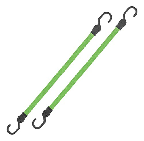 Cuerdas Elasticas Con Ganchos, Correas Elasticas, 2pcs Verde