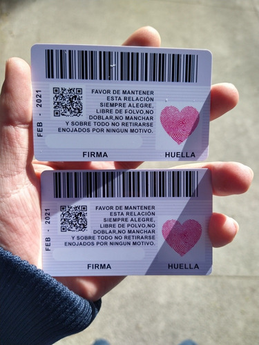 Credencial Oficial Para Parejas Amorosas + Canción | Meses sin intereses Credencial Oficial Para Parejas Amorosas + Canción | Meses sin intereses