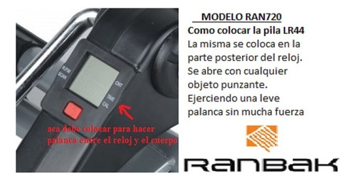 Pedalera Rehabilitacion Mini Bici Ranbak 720 Kinesiologia