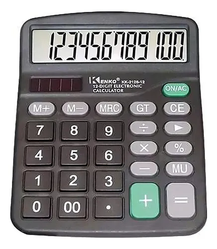 comprar Calculadora de escritorio Kenko Display KK-837b de 12 dígitos, color negro
