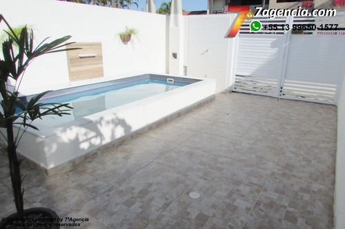 Imagem 8 de 26 de Casa Em Itanhaem Nova Com Piscina 2 Dorms Sendo 1 Suite Otimo Local Proximo A Praia Ch82