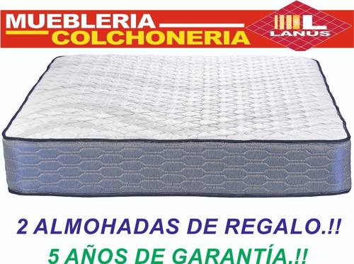 Colchón 2 1/2 plazas de resortes Suavestar Resorte Floustar - 140cm x 190cm x 23cm