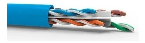Furukawa Cable de red Utp Cat6 cm Soho Plus 24 awg 4p azul 305m color gris