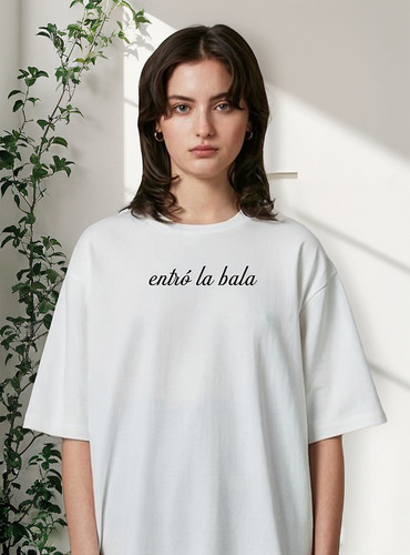 Remera Entró La Bala Frase Personalizada Martín Cirio Unisex