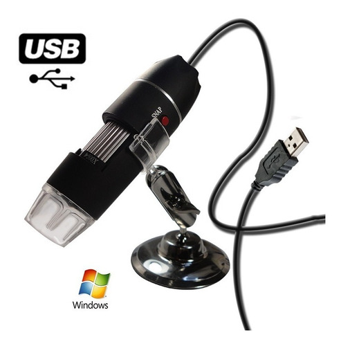 Microscopio Digital Usb 40x-800x 8 Led Pc Camara 2mp