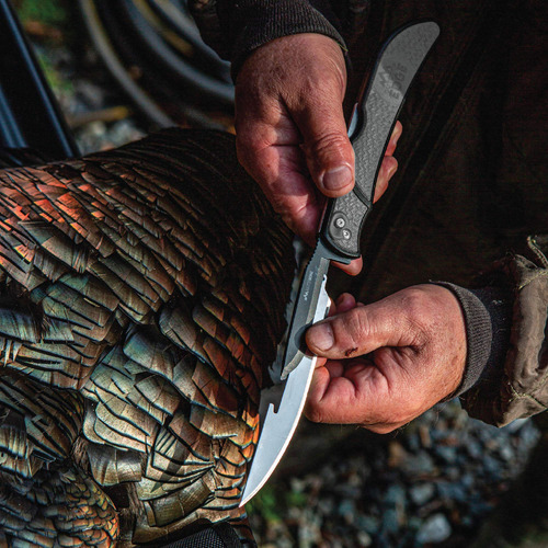 Outdoor Edge Razorbone Cuchillo De Caza Plegable Con Clip Y