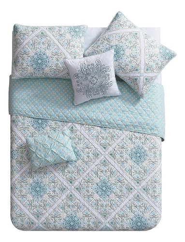 Vcny Home Windsor Collection Quilt Set-ultra-soft Reversible