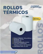 Comprar Rollo Térmico Para Impresora Fiscal 80x60