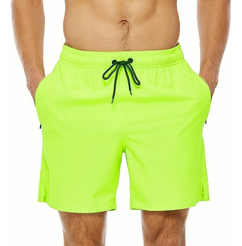 Traje De Baño De Pantalones Cortos Playa Casual Para Hombre