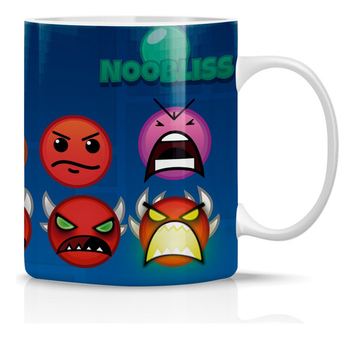 Taza/tazon/mug Videojuego Geometric Dash D2