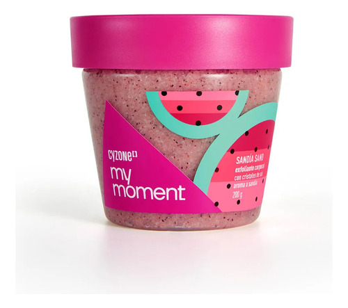 Exfoliante Corporal Sandia Con Cristales De Sal De Cyzone