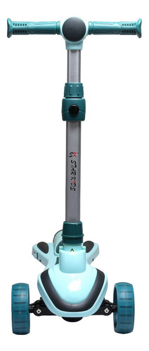 Star Kids Scooter Patín Infantil Cohete Con Luces Y Humo Color Azul Azul