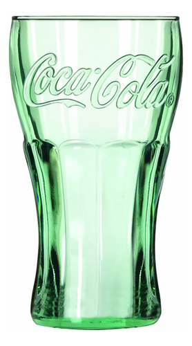 Coca Vaso Vidrio 16 3 4 Onza Verde Georgia Juego 12