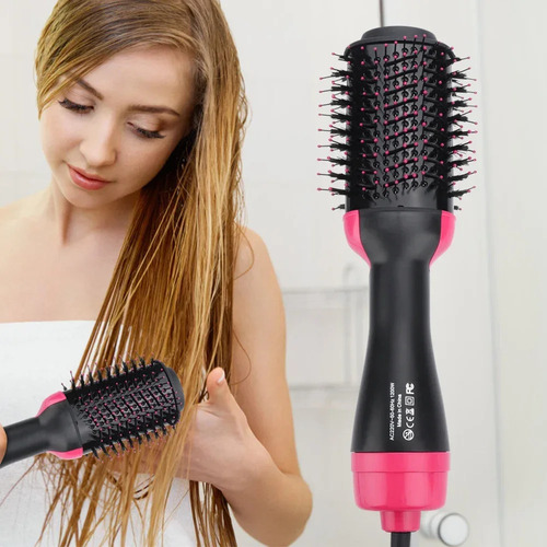 Secador De Pelo Con Cepillo De Aire Caliente De Un Solo