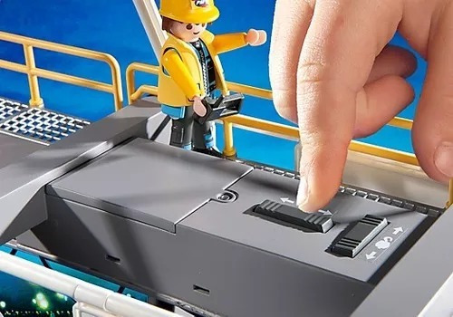Terminal De Carga Contenedores Barco Playmobil 5254