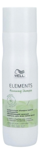 Shampoo Wella Elements 250ml Brillo Y Suavidad