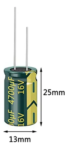 Condensador Electrolítico De Alta Frecuencia 16v 4700uf 13x2