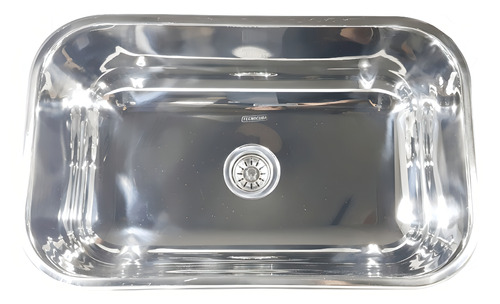 Cuba Inox Cozinha Numero 2 56x34x17cm - Aisi 430 Com Válvula