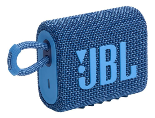 Caixa De Som Bluetooth Go 3 Eco Jbl - Azul - Vitrine Azul (Usado)