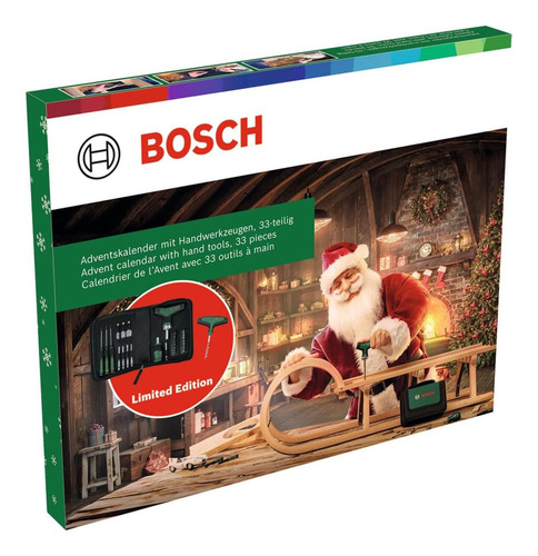 Calendario De Adviento Bosch 2024 Con 33 Herramientas
