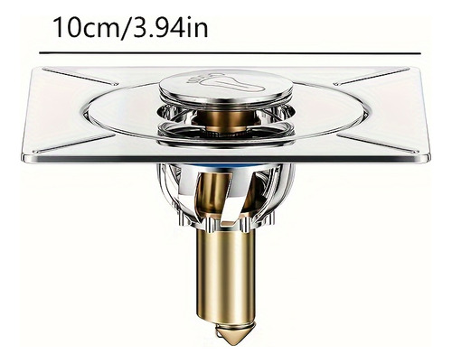 Tapón De Desagüe Universal Para Lavabo, 2 En 1, Antiolor