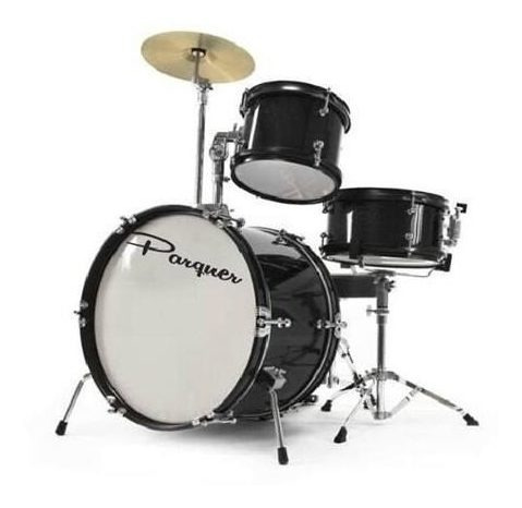 Batería Reforzada Niños Parquer Pedal Banqueta Plato Cuota