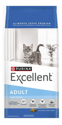 Alimento Balanceado Para Gato Excellent Adulto 7,5kg